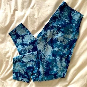 Lululemon Wunder Under 7/8 Tie-dye